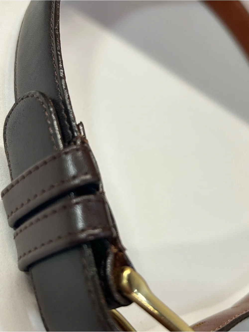 Coach Mocha leather belt style 5700 size 30”